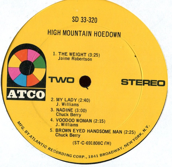 High Mountain Hoedown - High Mountain Hoedown | ATCO Records (SD 33-320) - 4 High Mountain Hoedown - High Mountain Hoedown | ATCO Records (SD 33-320) - 4