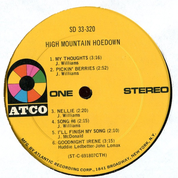 High Mountain Hoedown - High Mountain Hoedown | ATCO Records (SD 33-320) - 3 High Mountain Hoedown - High Mountain Hoedown | ATCO Records (SD 33-320) - 3