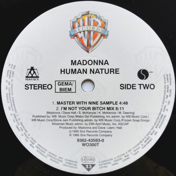 Madonna - Human Nature | Maverick (9362-43583-0) - 4