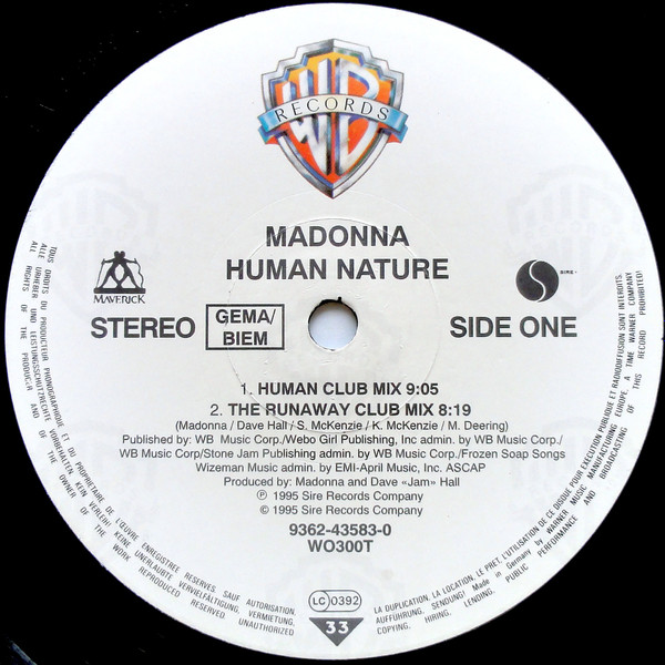 Madonna - Human Nature | Maverick (9362-43583-0) - 3