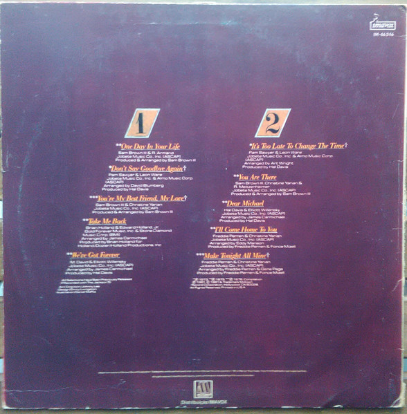Michael Jackson - One Day In Your Life | Motown (IM-46.046) - 2