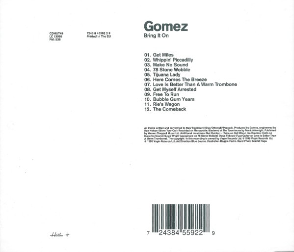 Gomez - Bring It On | Hut Recordings (CDHUT49) - 2