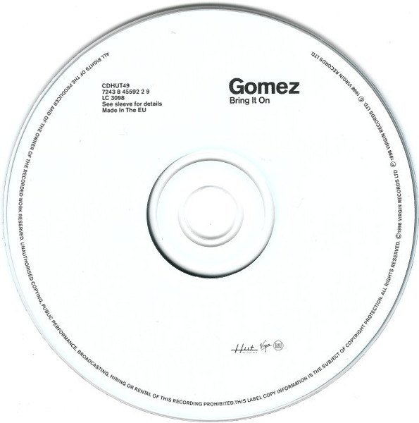 Gomez - Bring It On | Hut Recordings (CDHUT49) - 3