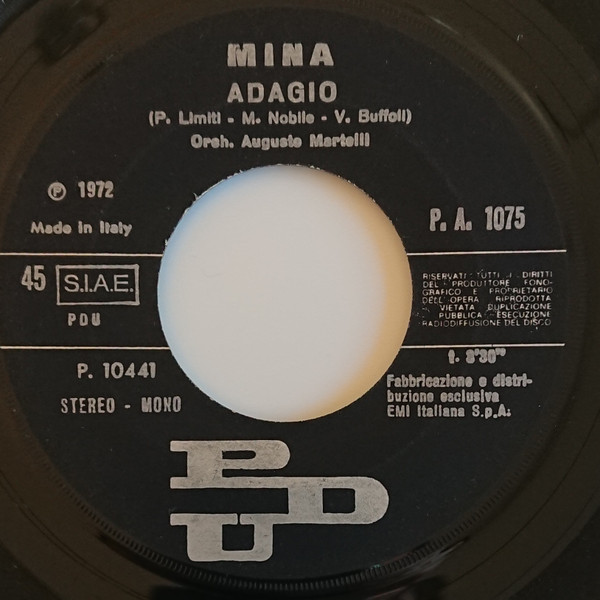 Mina , Alberto Lupo - Parole • Parole | PDU (P.A. 1075) - 4