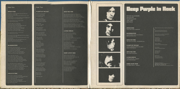 Deep Purple - In Rock | Warner Bros. Records (WS 1877) - 4 Deep Purple - In Rock | Warner Bros. Records (WS 1877) - 4
