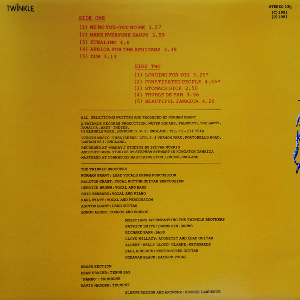 Twinkle Brothers - Me No You - You No Me | Twinkle Music (NG 632) - 2 Twinkle Brothers - Me No You - You No Me | Twinkle Music (NG 632) - 2