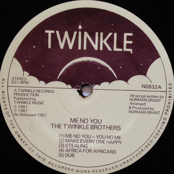 Twinkle Brothers - Me No You - You No Me | Twinkle Music (NG 632) - 3 Twinkle Brothers - Me No You - You No Me | Twinkle Music (NG 632) - 3