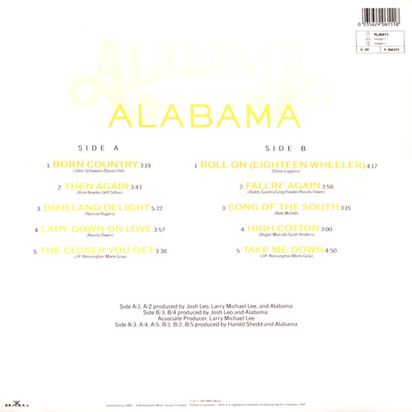 Alabama - Greatest Hits Volume II | RCA (PL90611) - 2