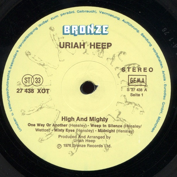 Uriah Heep - High And Mighty | Bronze (27 438 XOT) - 3