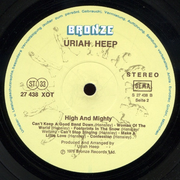 Uriah Heep - High And Mighty | Bronze (27 438 XOT) - 4