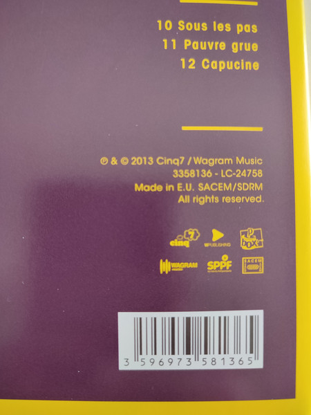 Bertrand Belin - Parcs | Cinq 7 (3358136) - 3 Bertrand Belin - Parcs | Cinq 7 (3358136) - 3