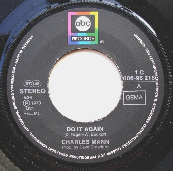 Charles Mann - Do It Again | ABC Records (1C 006-96 218) - 3 Charles Mann - Do It Again | ABC Records (1C 006-96 218) - 3