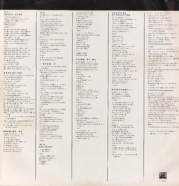 Madonna - Madonna | Warner Bros. Records (92 3867-1) - 4