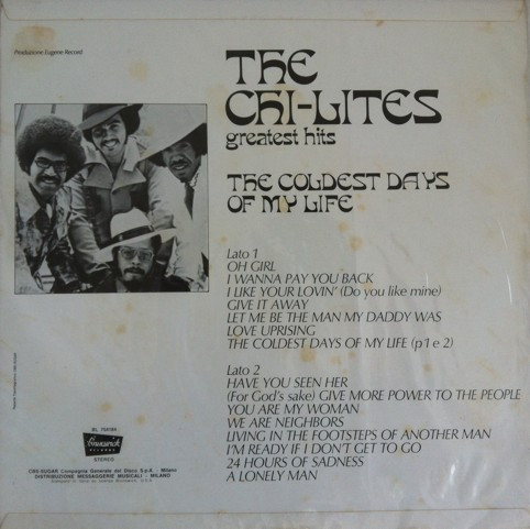 The Chi-Lites - Greatest Hits (The Coldest Days Of My Life) | Brunswick (BL 754184) - 2 The Chi-Lites - Greatest Hits (The Coldest Days Of My Life) | Brunswick (BL 754184) - 2