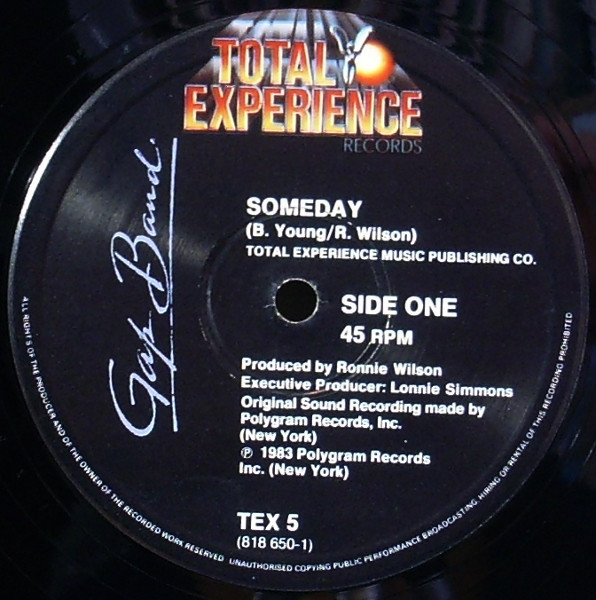 The Gap Band - Someday | Total Experience Records (TEX 5) - 3 The Gap Band - Someday | Total Experience Records (TEX 5) - 3
