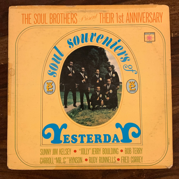 Various - The WOL Soul Brothers Present Their First Anniversary/Soul Souvenirs | Roulette (R-25337) - main