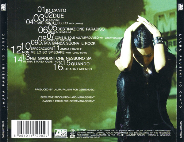 Laura Pausini - Io Canto | Atlantic (5051011729027) - 2