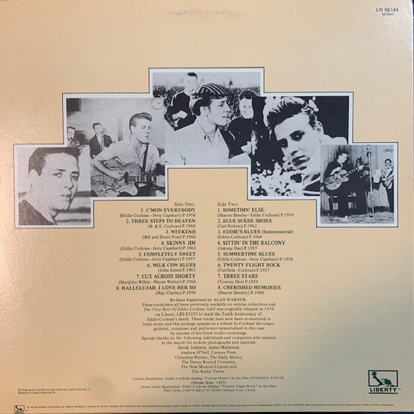 Eddie Cochran - The Very Best Of Eddie Cochran | Liberty (LN 66144) - 2
