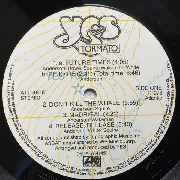 Yes - Tormato | Atlantic (ATL 50518) - 3 Yes - Tormato | Atlantic (ATL 50518) - 3