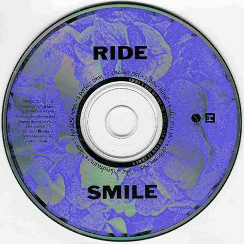 Ride - Smile CD | Sire (9 26390-2) - 2 Ride - Smile CD | Sire (9 26390-2) - 2