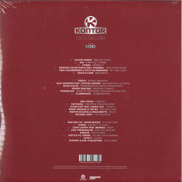 Various - Kontor - Top Of The Clubs Volume 100 | Kontor Records (2912681KON) - 2 Various - Kontor - Top Of The Clubs Volume 100 | Kontor Records (2912681KON) - 2
