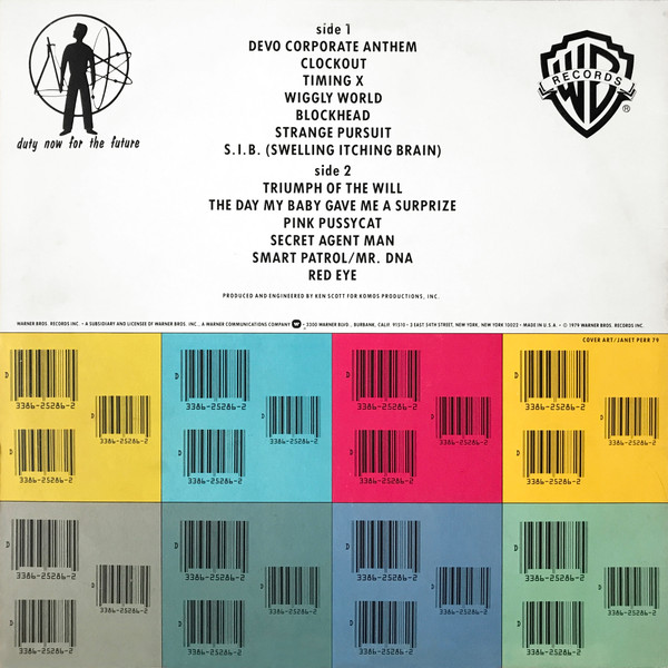 Devo - Duty Now For The Future | Warner Bros. Records (BSK 3337) - 2 Devo - Duty Now For The Future | Warner Bros. Records (BSK 3337) - 2