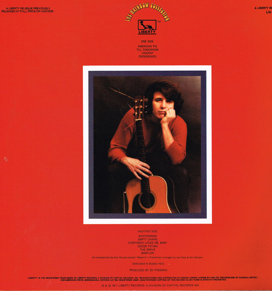 Don McLean - American Pie | Liberty (LN-10037) - 2