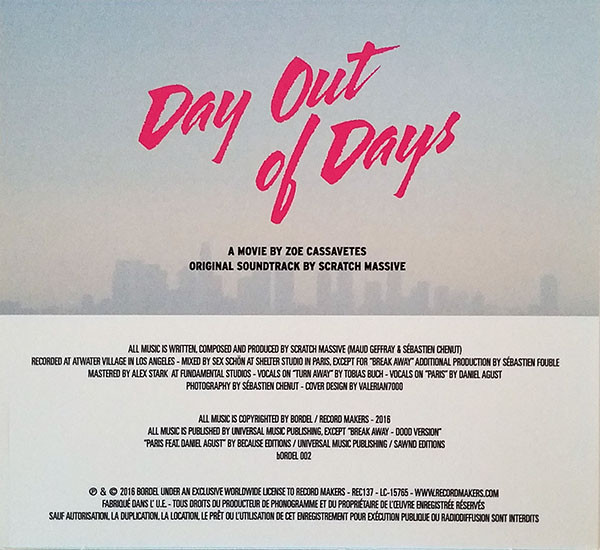 Day Out Of Days (Original Soundtrack)