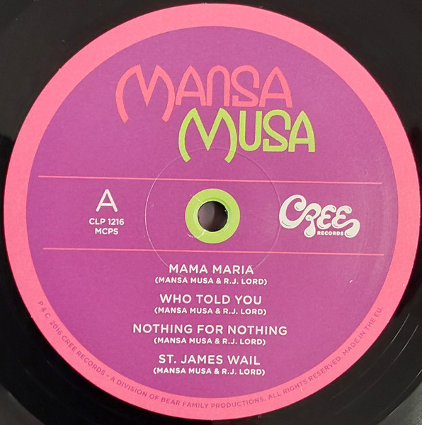 Mansa Musa - Hold On To The Faith | Cree Records (CLP 1216) - 3 Mansa Musa - Hold On To The Faith | Cree Records (CLP 1216) - 3