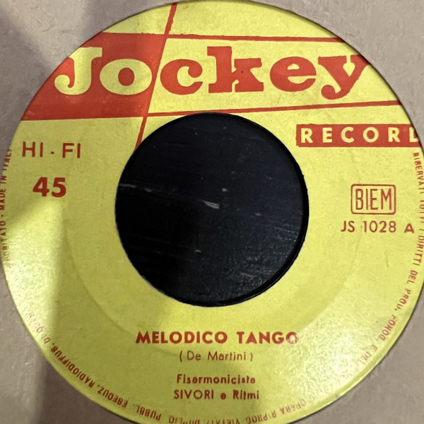 Sivori - Melodico Tango / Tango Dei Baci | Jockey Record (JS 1028) - main