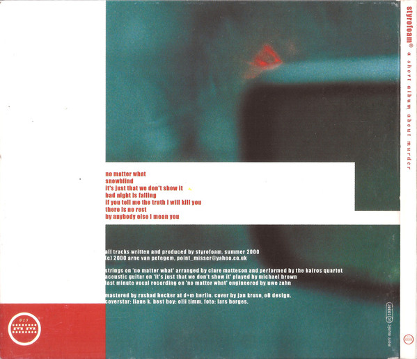Styrofoam - A Short Album About Murder | Morr Music (015 mm) - 2
