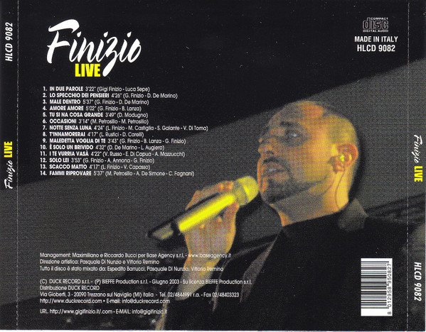 Gigi Finizio - Finizio Live | Duck Records (HLCD 9082) - 3 Gigi Finizio - Finizio Live | Duck Records (HLCD 9082) - 3