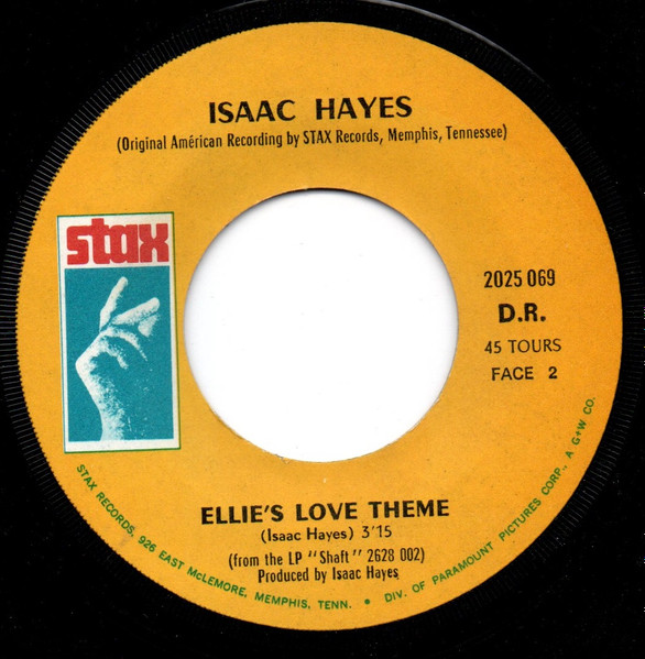 Isaac Hayes - Extraits De La Bande Originale Du Film " Shaft " / Ellie's Love Theme | Stax (2025 069) - 4 Isaac Hayes - Extraits De La Bande Originale Du Film " Shaft " / Ellie's Love Theme | Stax (2025 069) - 4