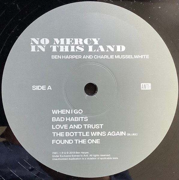 Ben Harper And Charlie Musselwhite - No Mercy In This Land | Anti- (7561-1) - 4