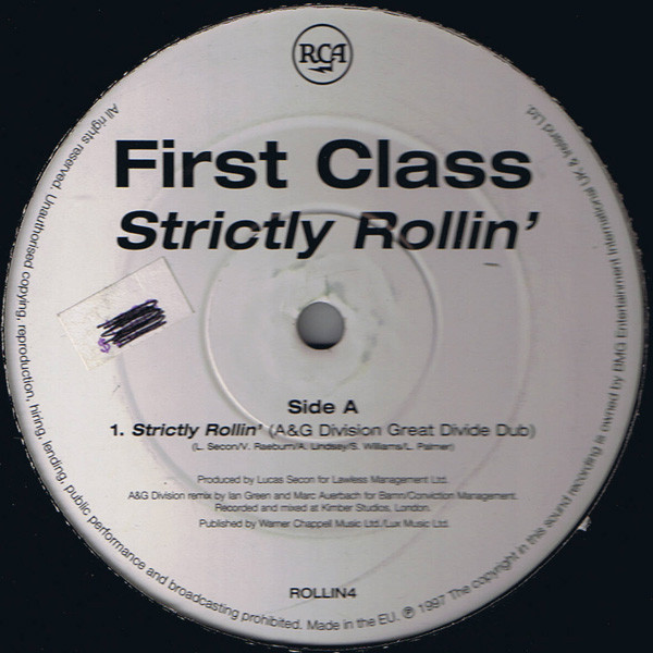 First Class - Strictly Rollin' | RCA (ROLLIN4) - main