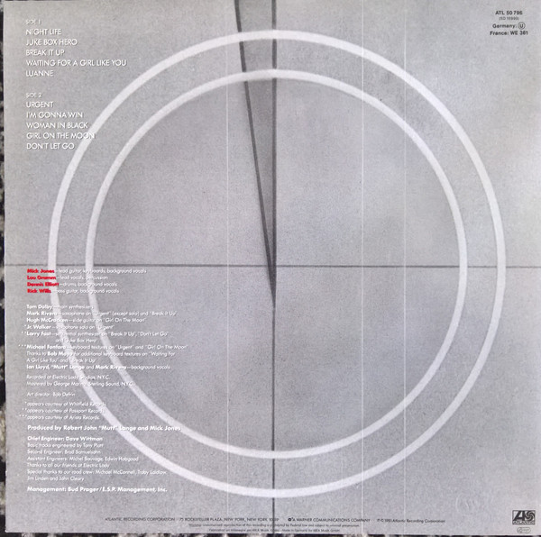 Foreigner - 4 | Atlantic (ATL 50 796) - 2 Foreigner - 4 | Atlantic (ATL 50 796) - 2