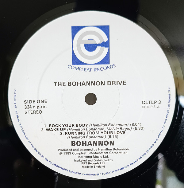 Hamilton Bohannon - The Bohannon Drive | Compleat Records (CLTLP 3) - main