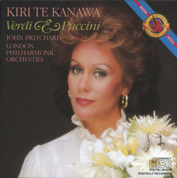 Kiri Te Kanawa / John Pritchard / London Philharmonic Orchestra - Giuseppe Verdi & Giacomo Puccini - Verdi & Puccini | CBS Masterworks (MK 37298)