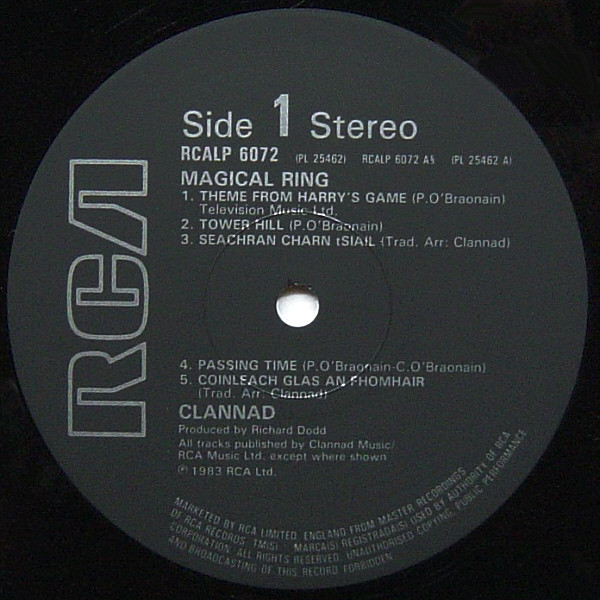 Clannad - Magical Ring | RCA (RCALP 6072) - 3