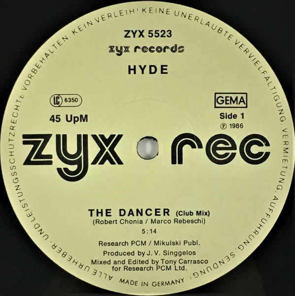 Hyde - The Dancer | ZYX Records (5523) - 3 Hyde - The Dancer | ZYX Records (5523) - 3