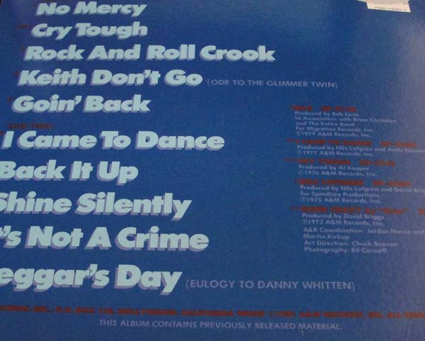 Nils Lofgren - The Best | A&M Records (LP 393 201-1) - 2