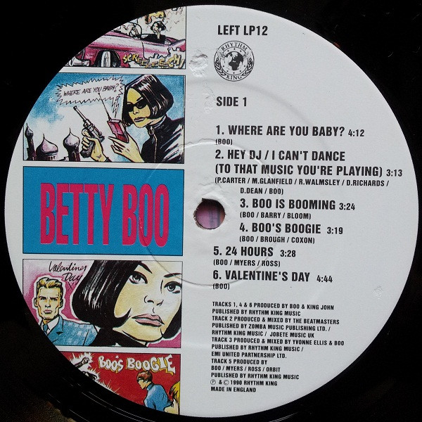 Betty Boo - Boomania | Rhythm King (LEFT LP12) - 2