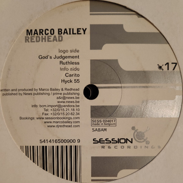 Marco Bailey & Redhead - God's Judgement | Session Recordings (SESS 024017) - 2