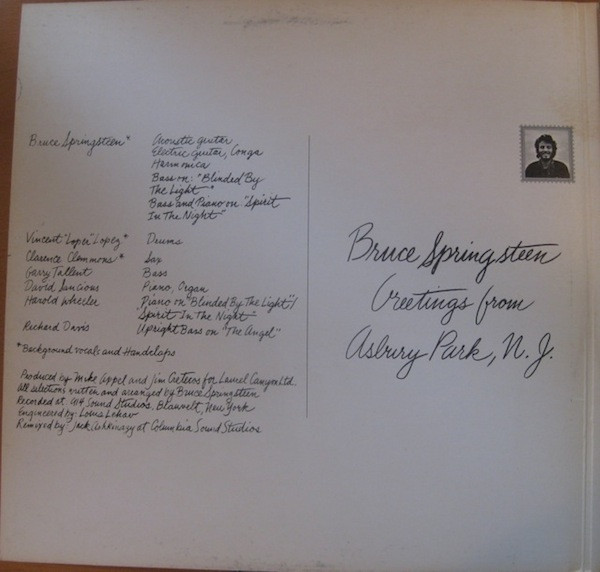 Bruce Springsteen - Greetings From Asbury Park, N.J. | Columbia (KC 31903) - 3 Bruce Springsteen - Greetings From Asbury Park, N.J. | Columbia (KC 31903) - 3