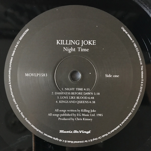 Killing Joke - Night Time | Music On Vinyl (MOVLP1583) - 2