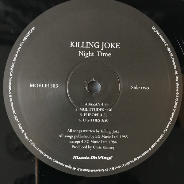 Killing Joke - Night Time | Music On Vinyl (MOVLP1583) - 3