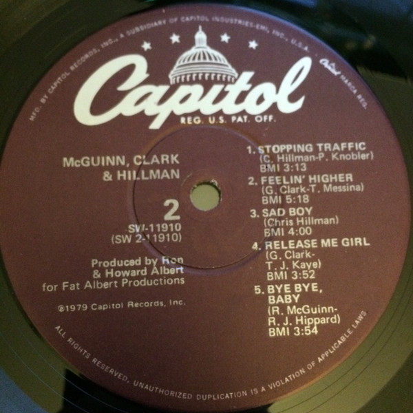 McGuinn, Clark & Hillman - McGuinn, Clark & Hillman | Capitol Records (SW 11910) - 4 McGuinn, Clark & Hillman - McGuinn, Clark & Hillman | Capitol Records (SW 11910) - 4