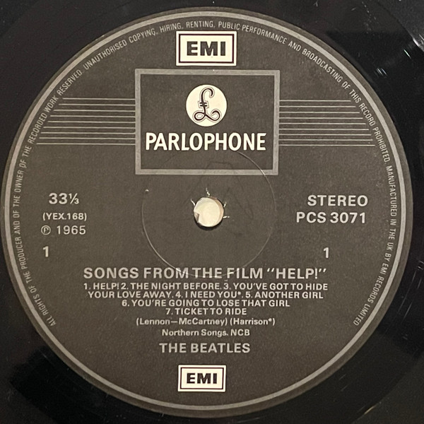 The Beatles - Help! | Parlophone (PCS 3071) - 3 The Beatles - Help! | Parlophone (PCS 3071) - 3