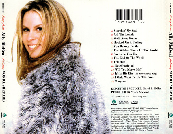 Vonda Shepard - Songs From Ally McBeal | Sony 550 Music (CBK 69365) - 2