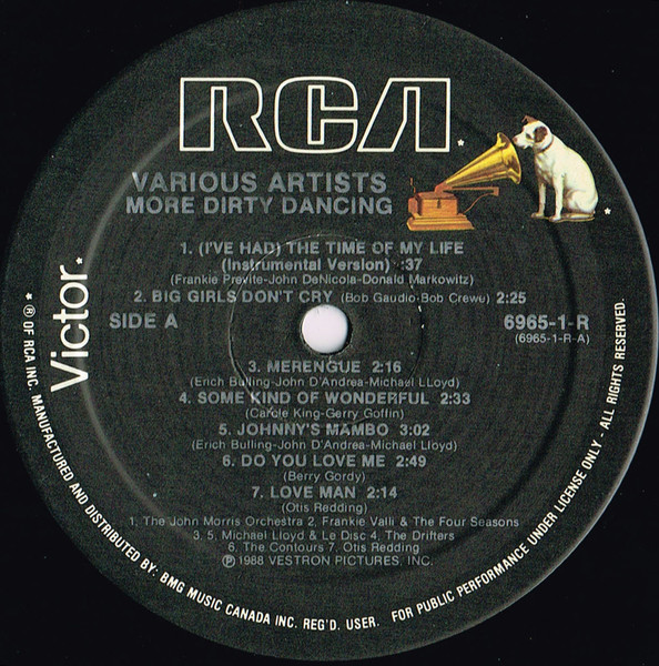 Various - More Dirty Dancing | RCA Victor (6965-1-R) - 3 Various - More Dirty Dancing | RCA Victor (6965-1-R) - 3